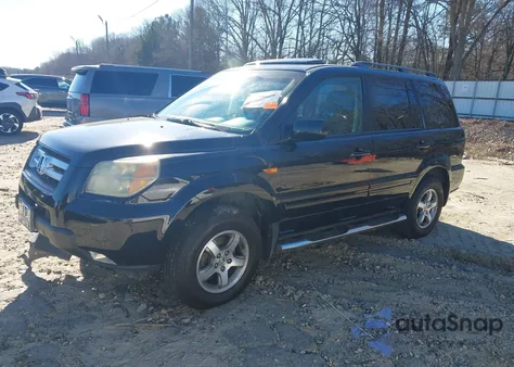 2006 Honda Pilot Ex-L from USA, damaged, VIN 5FNYF285X6B014964